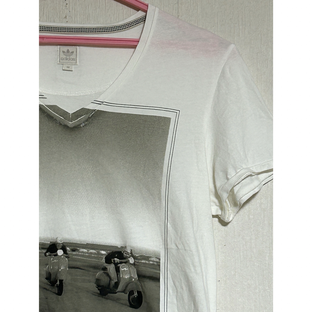 adidas(アディダス)の美品&希少adidas✖️Vespa アディダス　ヴェスパ　コラボ　半袖Tシャツ メンズのトップス(Tシャツ/カットソー(半袖/袖なし))の商品写真