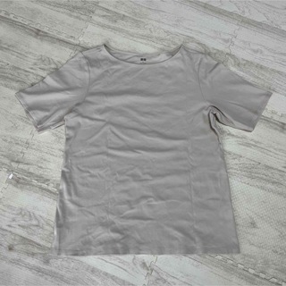 ユニクロ(UNIQLO)のUNIQLO ユニクロ ボートネック Tシャツ 半袖 XLサイズ(Tシャツ(半袖/袖なし))