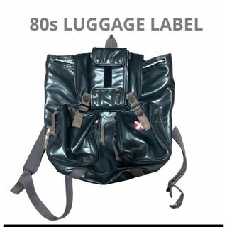 LUGGAGE LABEL - 希少　80s LUGGAGE LABEL  ライナー　赤バッテン