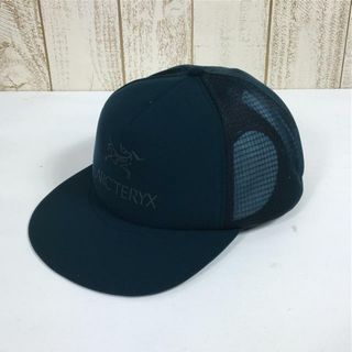 アークテリクス(ARC'TERYX)のアークテリクス ロゴ トラッカー フラット キャップ Logo Trucker Flat ARCTERYX X000006117 001837 Labyrinth ブルー系(その他)