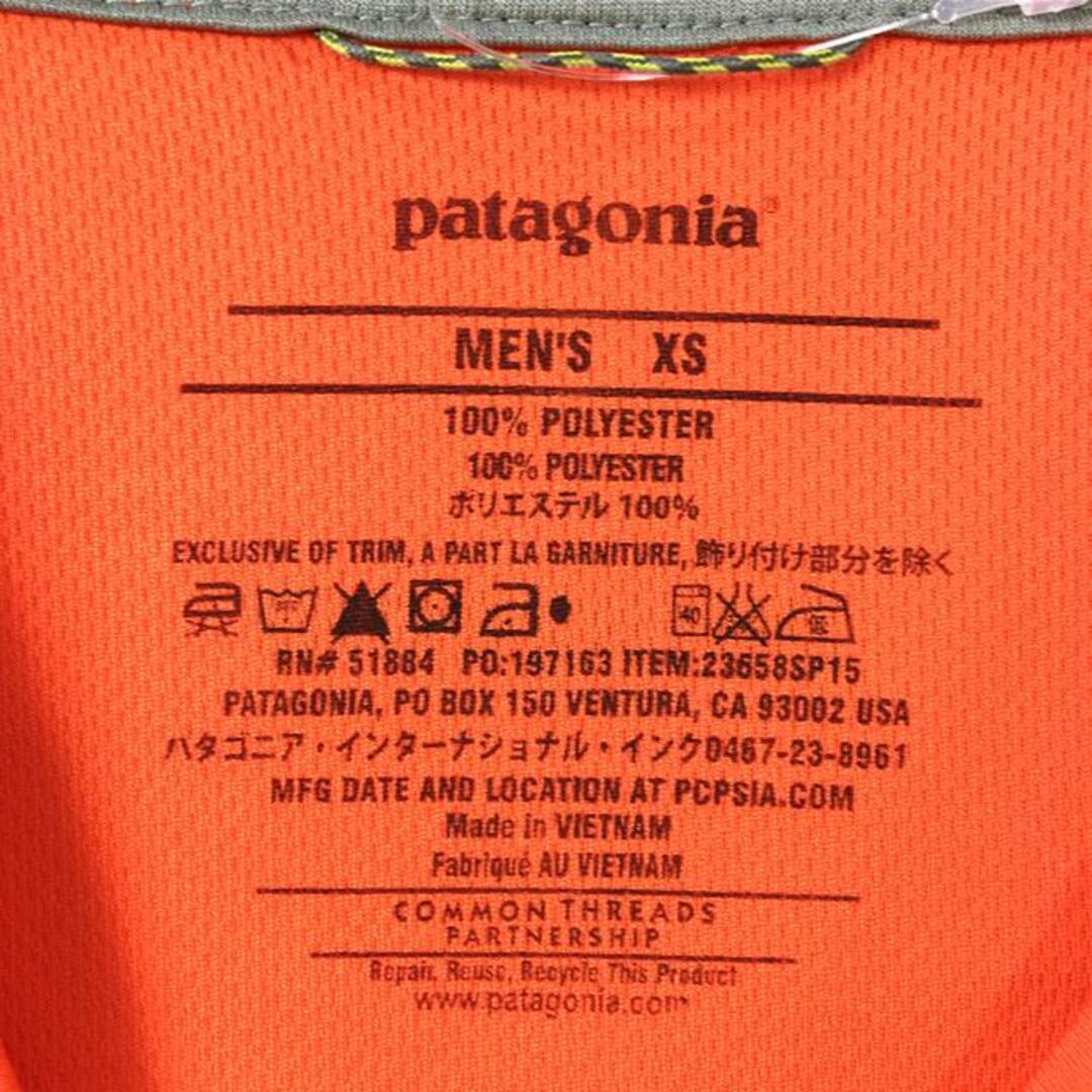 patagonia(パタゴニア)のMENs XS パタゴニア ショートスリーブ フォアランナー シャツ Short Sleeve Fore Runner Shirt 生産終了モデル 入手困難 PATAGONIA 23658 オレンジ系 メンズのメンズ その他(その他)の商品写真
