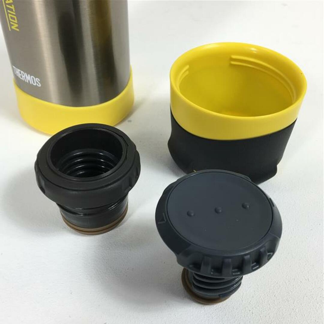 THERMOS(サーモス)のサーモス ステンレスボトル 811700212 FFX-751 750ml 山専用ボトル 山専 保温 保冷 + 専用ボトルポーチ セット THERMOS FFX-751/811700212 CS クリアステンレス イエロー系 メンズのメンズ その他(その他)の商品写真