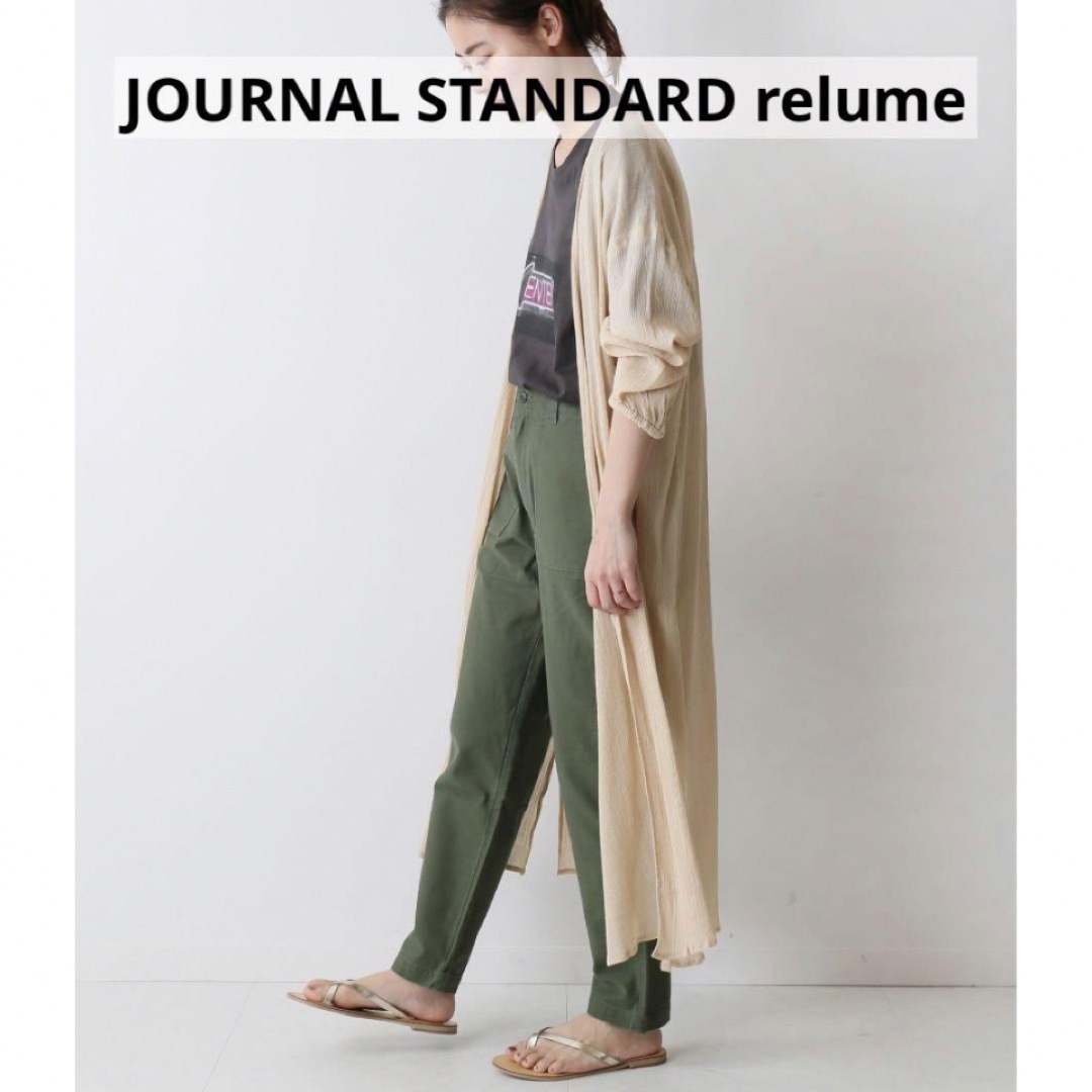 JOURNAL STANDARD relume(ジャーナルスタンダードレリューム)の【JOURNAL STANDARD relume】コットンクレープガウン レディースのワンピース(ロングワンピース/マキシワンピース)の商品写真