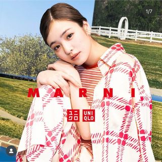 マルニ(Marni)の〈値下げ〉新品未使用　UNIQLO　MARNI　ユニクロ　マルニ　半袖シャツ(シャツ/ブラウス(半袖/袖なし))