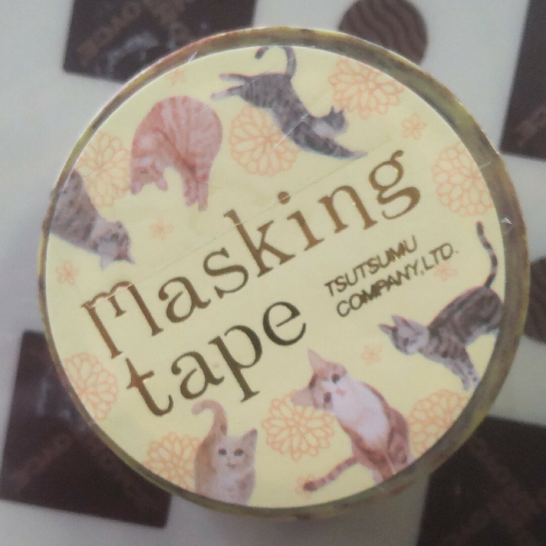 MaskingTape　猫　ピュアキャットTUTUMU  Company.ltd インテリア/住まい/日用品の文房具(テープ/マスキングテープ)の商品写真