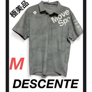 DESCENTE - 極美品　デサント　ポロシャツ　サイズM  ゴルフウェア　スポーツウェア