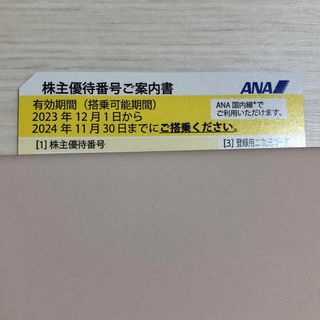 エーエヌエー(ゼンニッポンクウユ)(ANA(全日本空輸))のANA 全日空　株主優待券　割引券　航空券(その他)