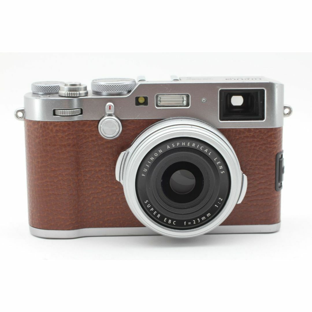 富士フイルム(フジフイルム)のショット数2,232枚 FUJIFILM X100F ブラウン スマホ/家電/カメラのカメラ(コンパクトデジタルカメラ)の商品写真