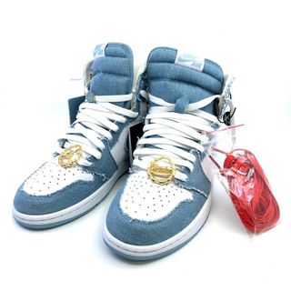 ナイキ(NIKE)の未使用品 ナイキ ウィメンズ エアジョーダン1 ハイ OG デニム DM9036-104 27.5cm NIKE WMNS AIR JORDAN 1 HIGH OG DENIM(スニーカー)