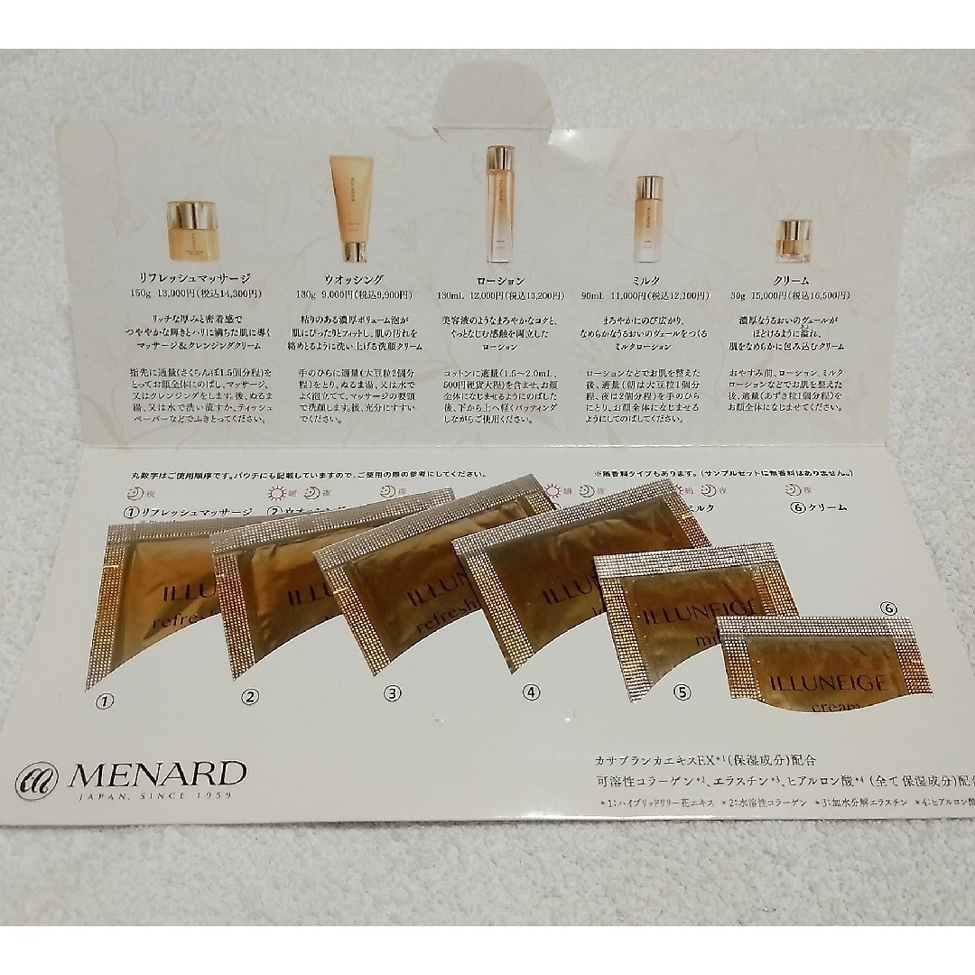 MENARD(メナード)のメナード　試供品　まとめ売り コスメ/美容のキット/セット(サンプル/トライアルキット)の商品写真