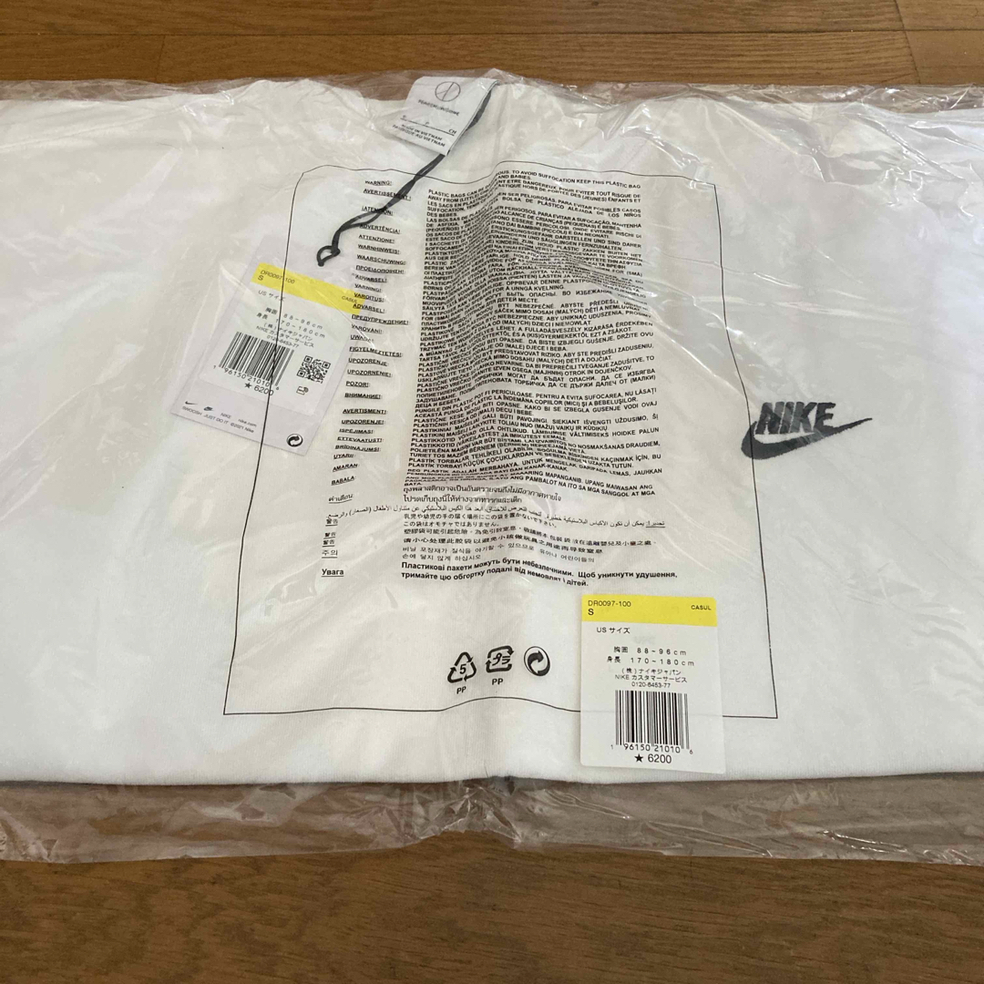 NIKE(ナイキ)のPEACEMINUSONE NIKE LS Tee White S 新品 メンズのトップス(Tシャツ/カットソー(七分/長袖))の商品写真