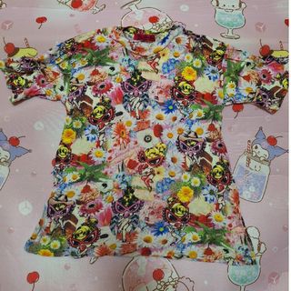 ヒステリックミニ(HYSTERIC MINI)のヒスミニ🌸ビッグTシャツ🌸120🌸ピンク(Tシャツ/カットソー)