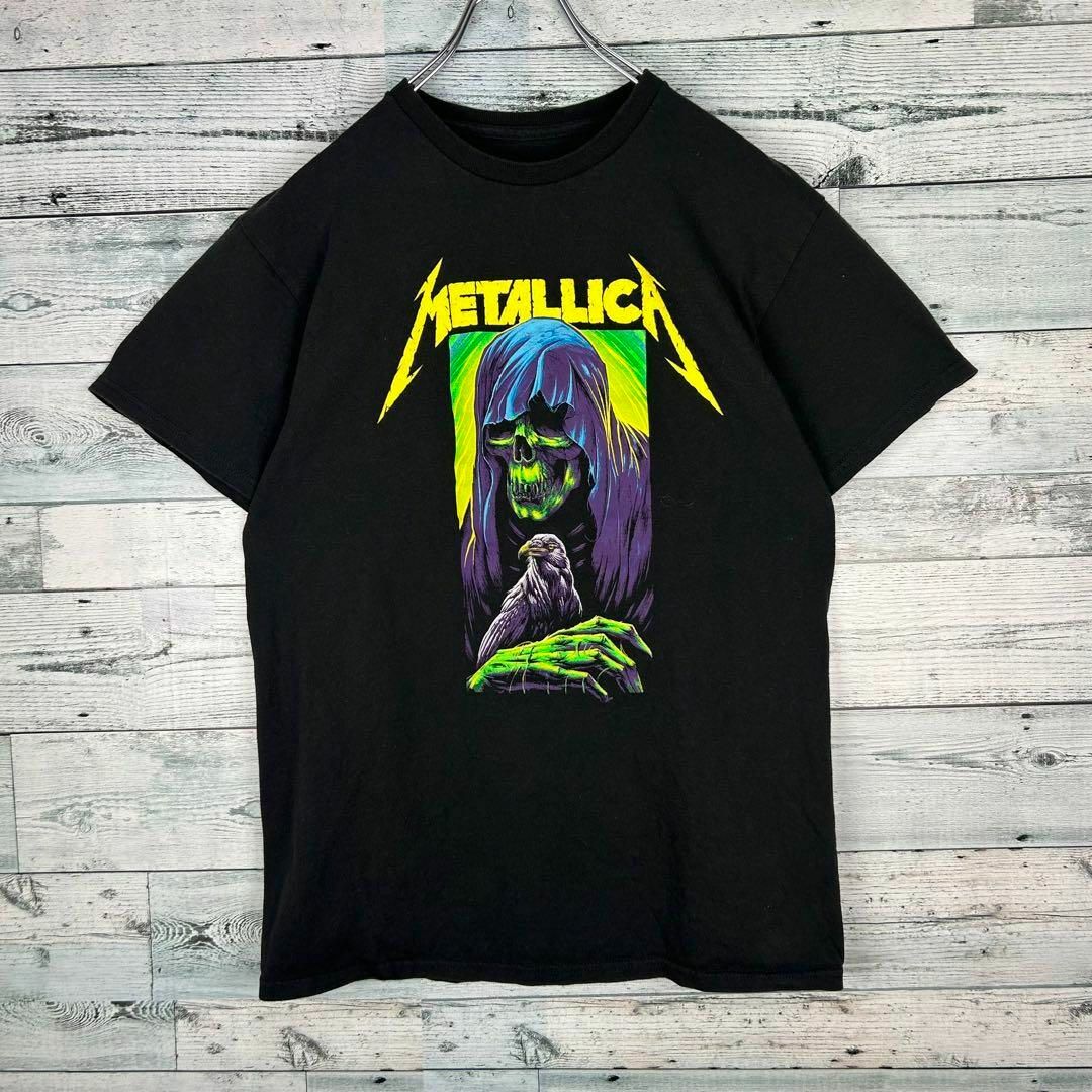 METALLICA(メタリカ)のメタリカ バンドT 半袖 Tシャツ 美品 ブラック M メンズのトップス(Tシャツ/カットソー(半袖/袖なし))の商品写真