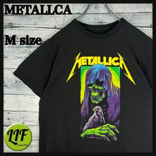 メタリカ(METALLICA)のメタリカ バンドT 半袖 Tシャツ 美品 ブラック M(Tシャツ/カットソー(半袖/袖なし))