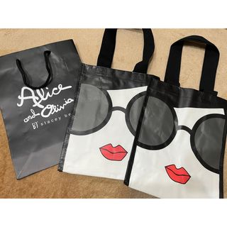 アリスアンドオリビア(Alice+Olivia)のアリスアンドオリビア ショップ袋 3枚セット(トートバッグ)