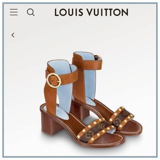 ルイヴィトン(LOUIS VUITTON)の◆ほぼ未使用品◆ LOUIS VUITTON◆モノグラム サンダル◆ルイヴィトン(サンダル)