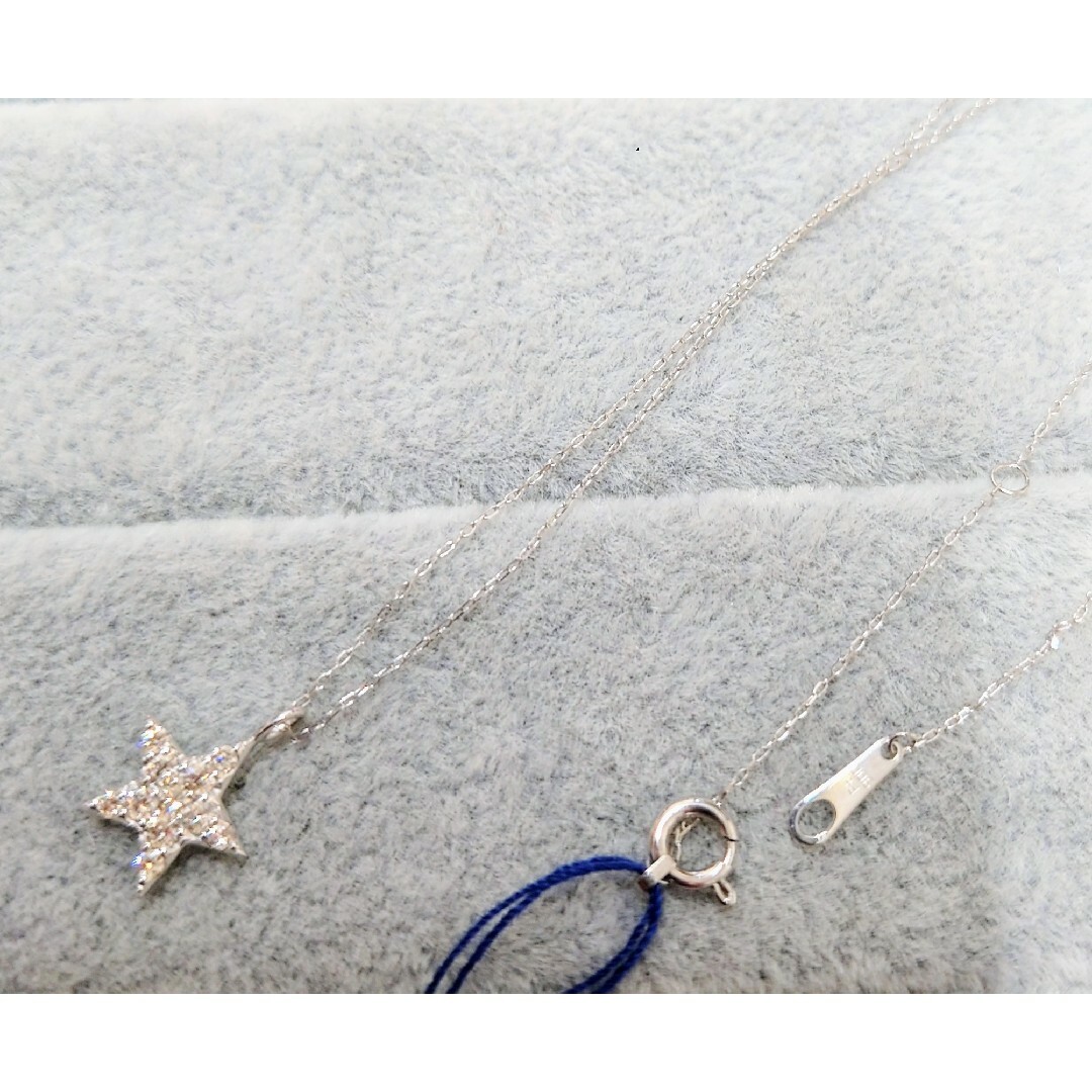 PTダイヤ星（スター）ペンダントネックレス レディースのアクセサリー(ネックレス)の商品写真