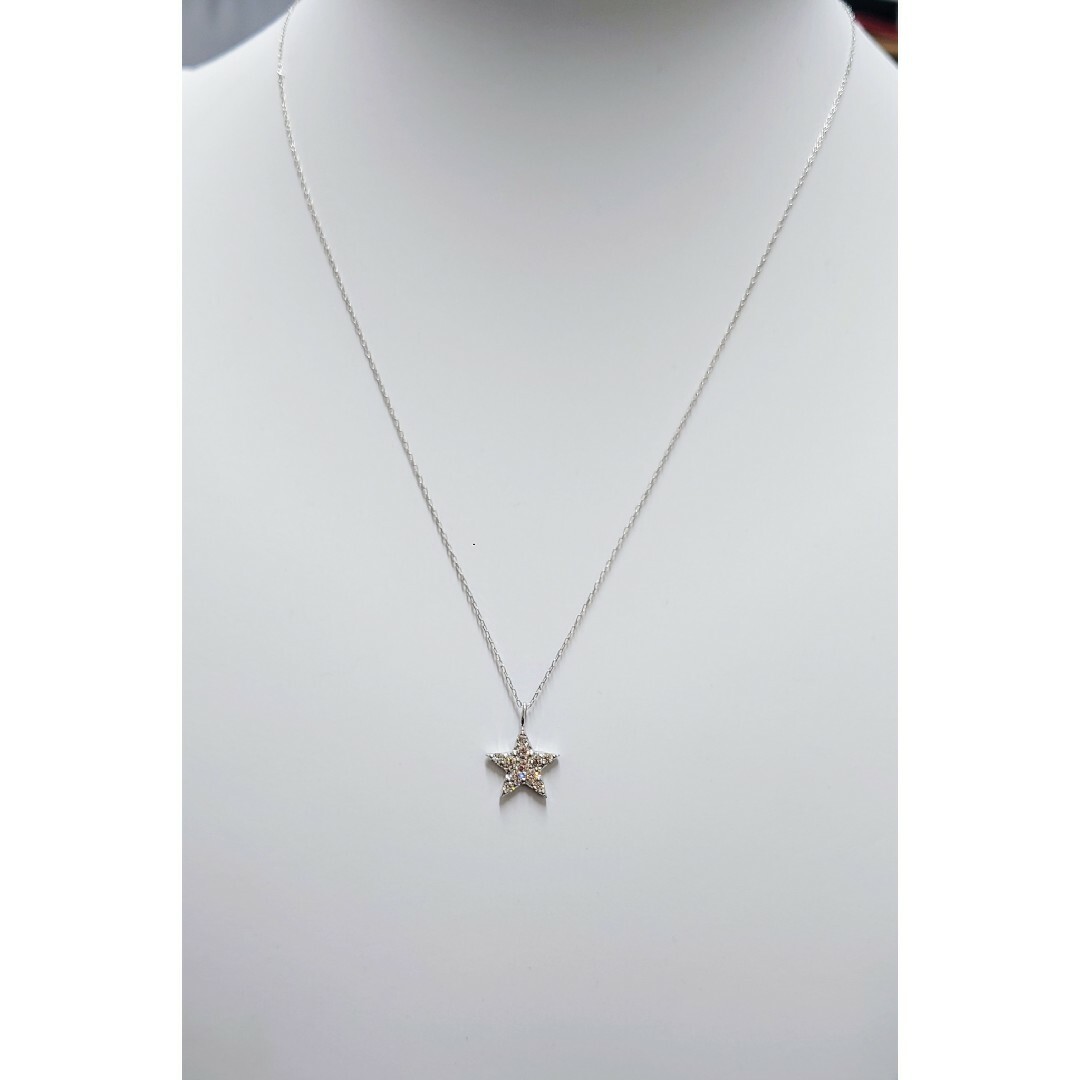 PTダイヤ星（スター）ペンダントネックレス レディースのアクセサリー(ネックレス)の商品写真