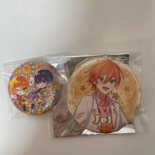 すとぷりBIG缶バッジ　ジェルくん(アイドルグッズ)