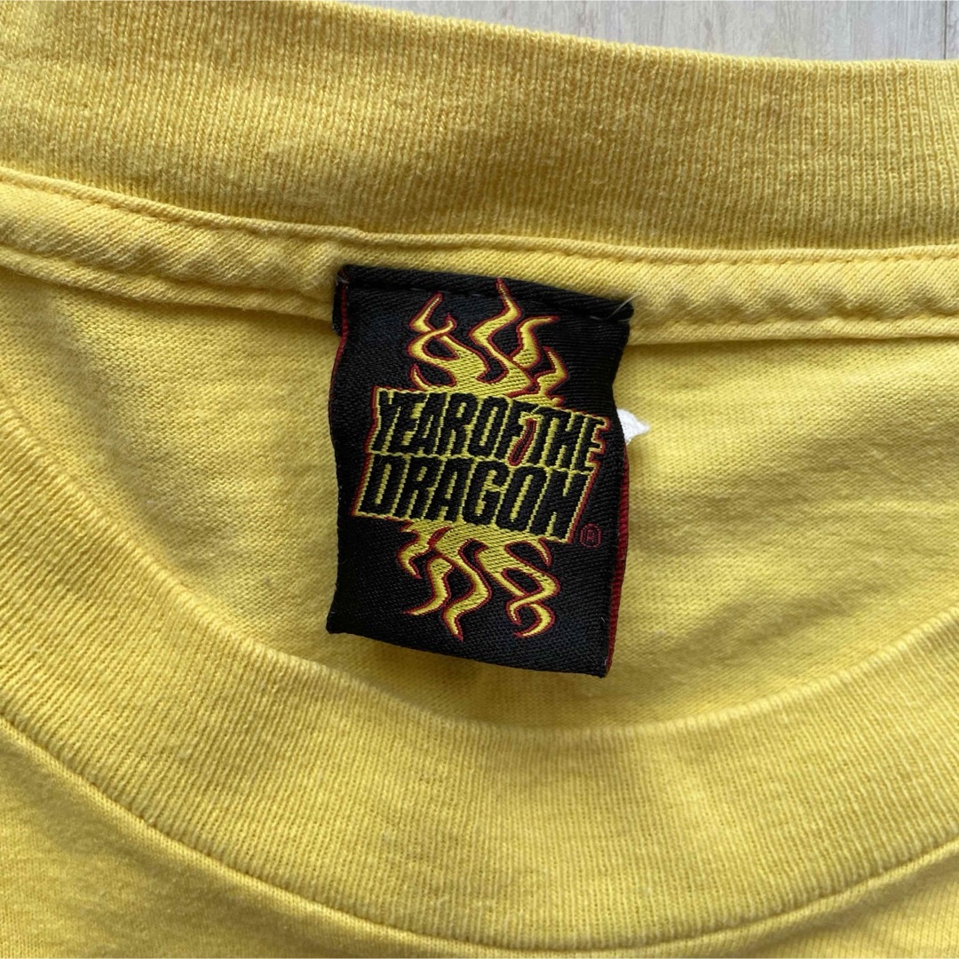 90s yearofthedragonドラゴンロンtイエローLstussy メンズのトップス(Tシャツ/カットソー(七分/長袖))の商品写真