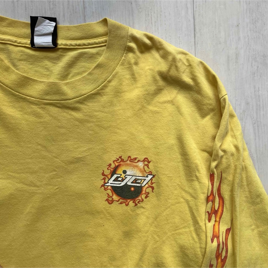 90s yearofthedragonドラゴンロンtイエローLstussy メンズのトップス(Tシャツ/カットソー(七分/長袖))の商品写真