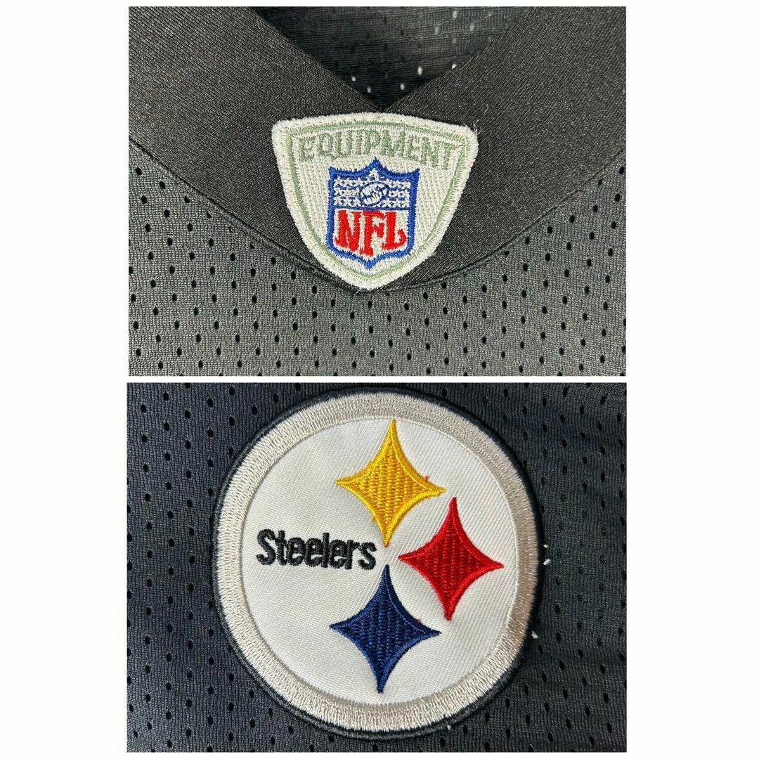 Reebok(リーボック)のリーボック NFL 全刺繍 スティーラーズ 半袖ゲームシャツ 美品 XXL メンズのトップス(シャツ)の商品写真