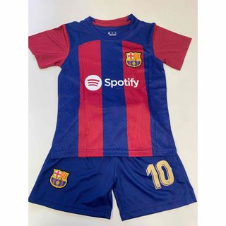 160cmバルセロナ　メッシ　子供サッカーユニフォーム(Tシャツ/カットソー)