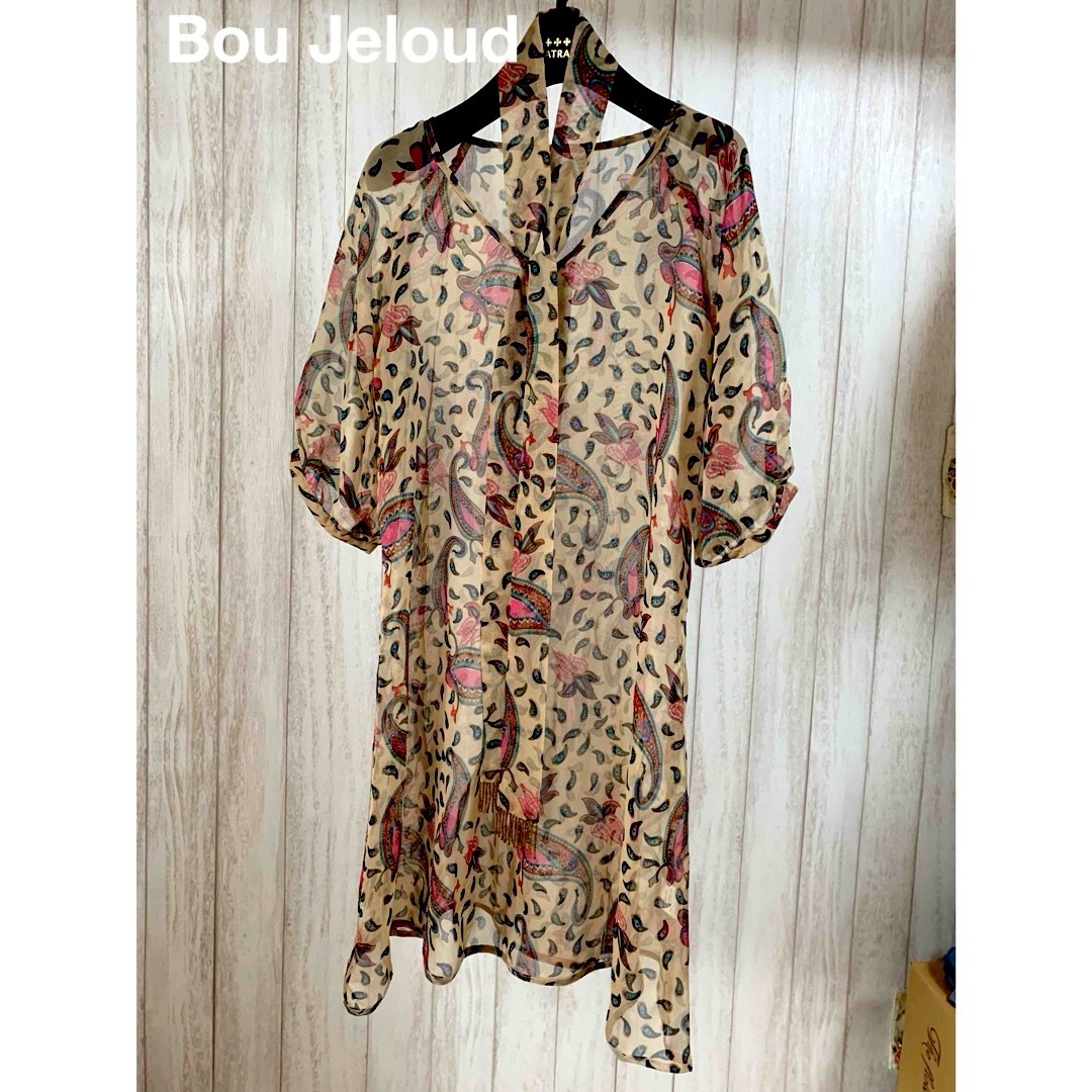 Bou Jeloud(ブージュルード)のBou Jeloud チュニック　ペイズリー柄 レディースのトップス(チュニック)の商品写真