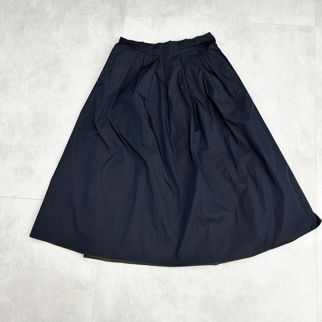 ZARA(ザラ)の【ZARA】ザラ XS フレアスカート カーキ 小さいサイズ レディースのスカート(ひざ丈スカート)の商品写真