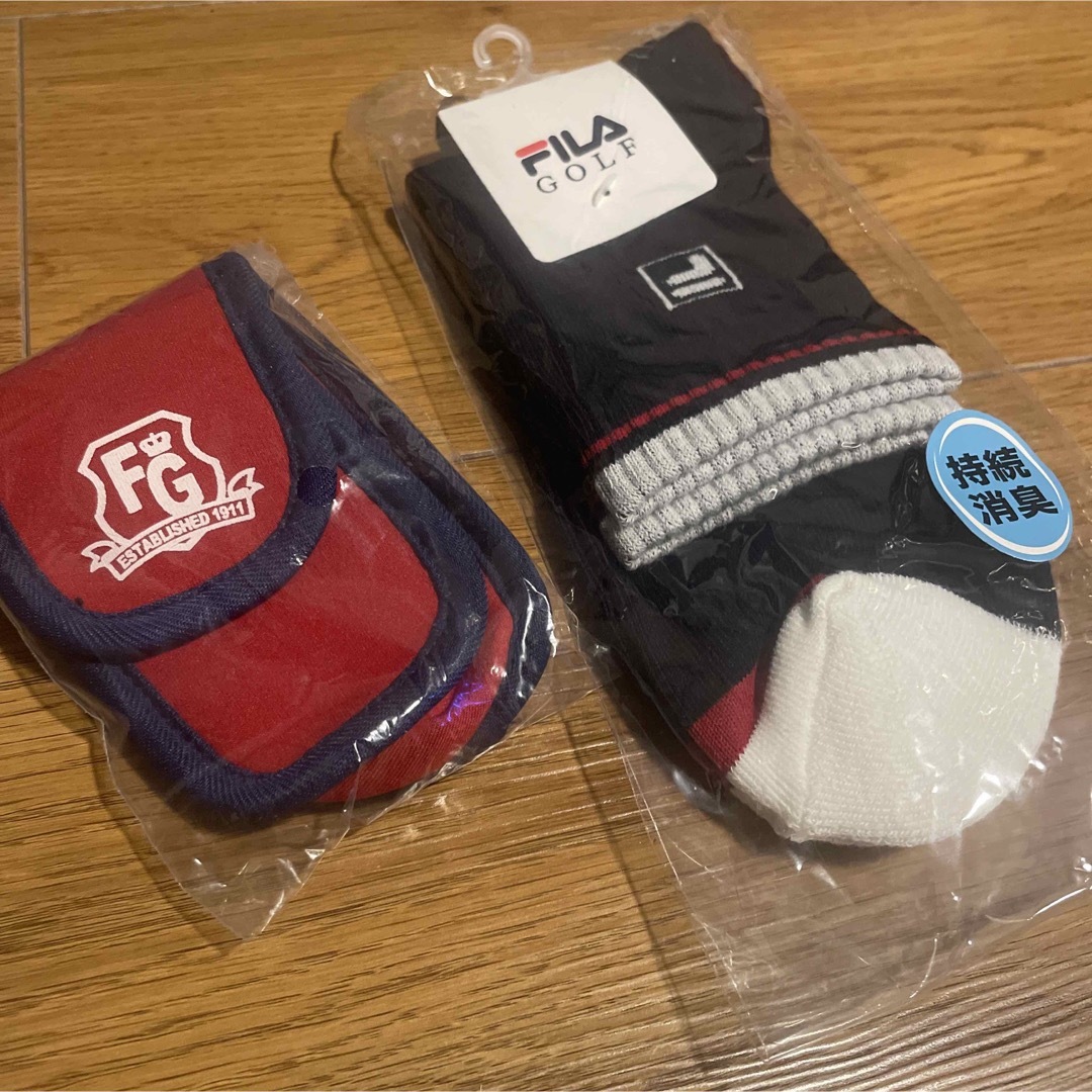 FILA(フィラ)のFILA 靴下 25-27cm ネイビー　フィラ ゴルフ　ボール　アクセサリー スポーツ/アウトドアのゴルフ(その他)の商品写真