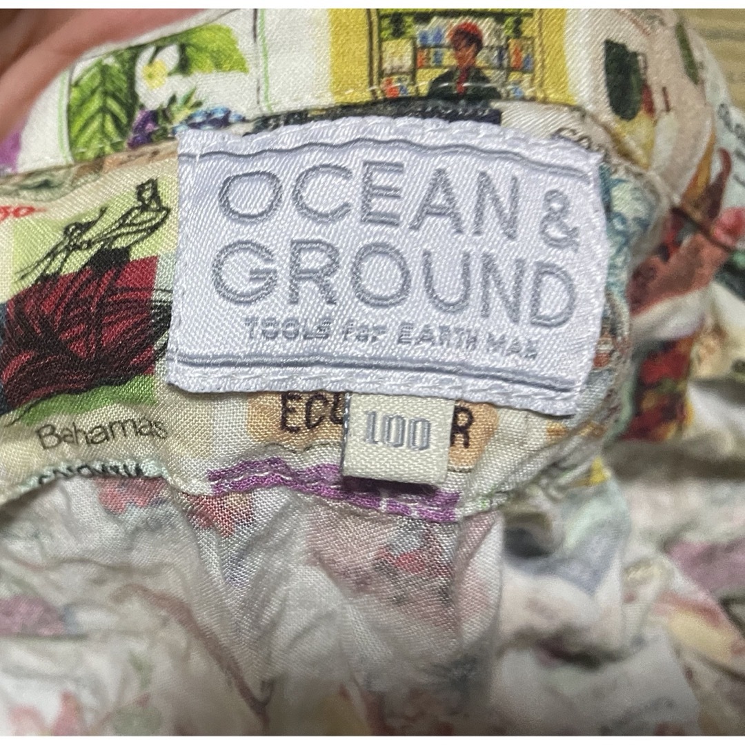 OCEAN&GROUND(オーシャンアンドグラウンド)のOCEAN&GROUND半袖シャツ100 キッズ/ベビー/マタニティのキッズ服男の子用(90cm~)(Tシャツ/カットソー)の商品写真