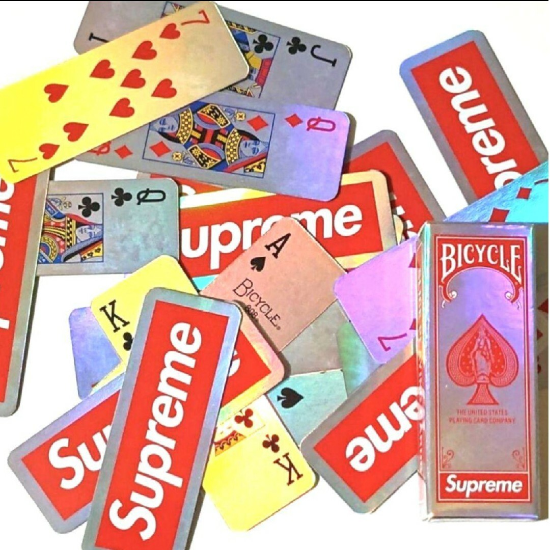 Supreme - 豪華Supremeホログラムトランプ2枚&シルバー Supreme - 豪華Supremeホログラムトランプ2枚&シルバー