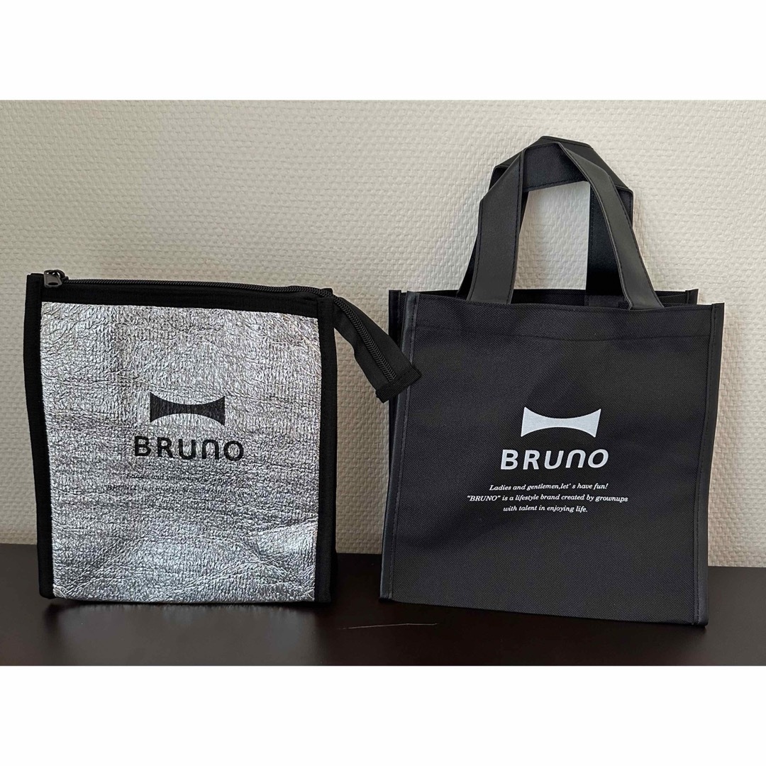 BRUNO(ブルーノ)の【値下】BRUNO保冷バッグ付きトートバッグ インテリア/住まい/日用品のキッチン/食器(弁当用品)の商品写真