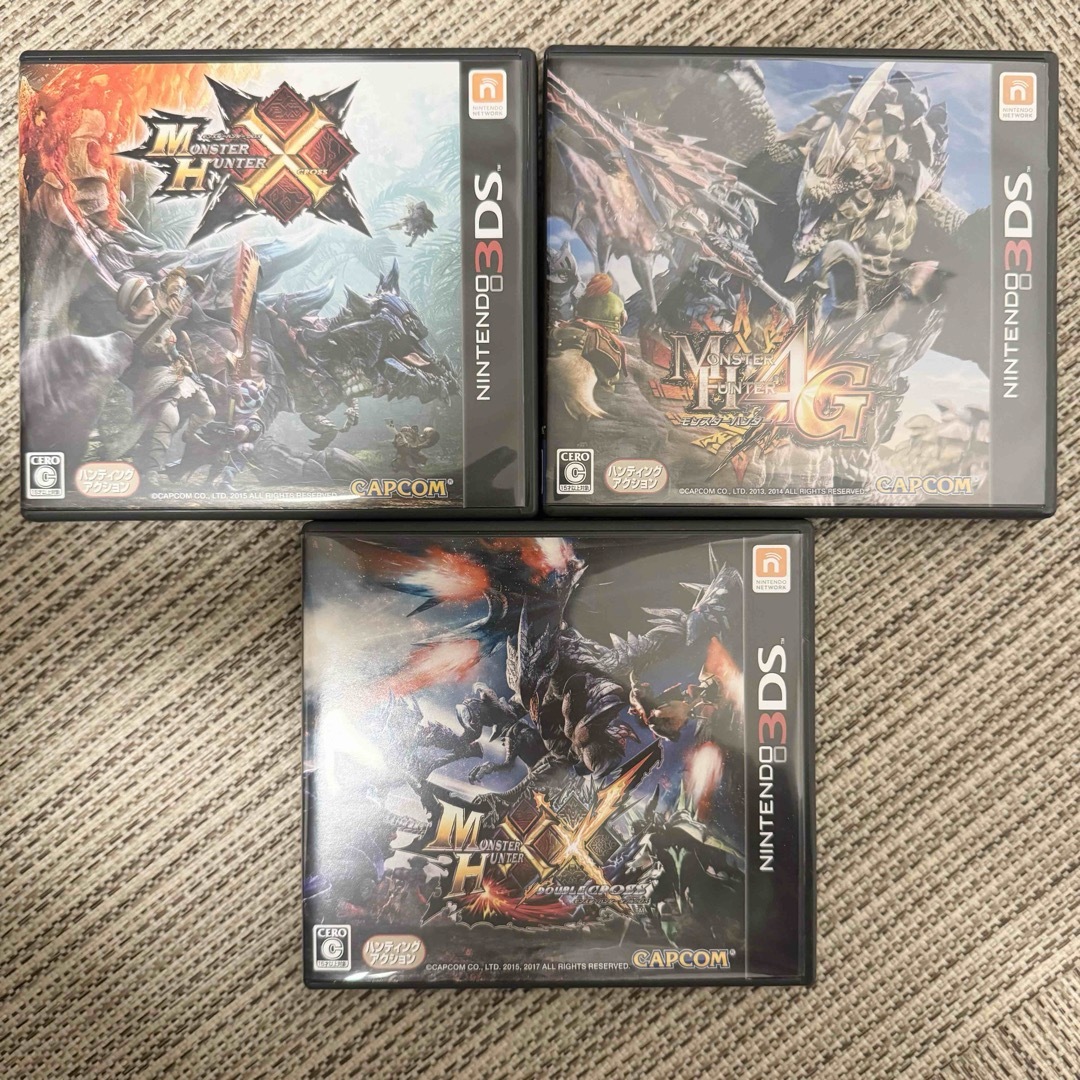 モンスターハンター 3DS ソフト3本セットの通販 by M's shop｜ラクマ