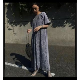 アメリヴィンテージ(Ameri VINTAGE)の最終値下げMEDI 2WAY CIRCLE PATTERN LACE DRESS(ロングワンピース/マキシワンピース)