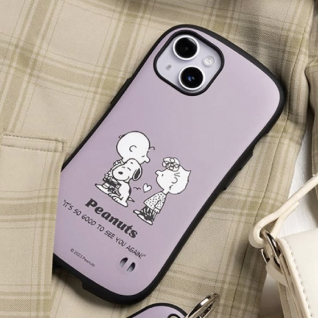 SNOOPY(スヌーピー)の新品⭐︎iFace スヌーピー iPhone13 チャーリーブラウン大好きのハグ スマホ/家電/カメラのスマホアクセサリー(iPhoneケース)の商品写真