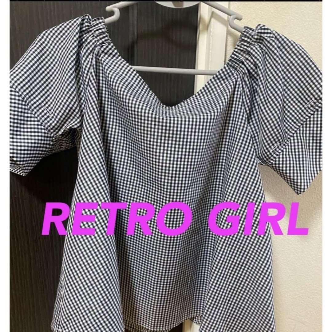 RETRO GIRL(レトロガール)のレディース　RETRO GIRL  ブラウス　シャツ レディースのトップス(シャツ/ブラウス(半袖/袖なし))の商品写真