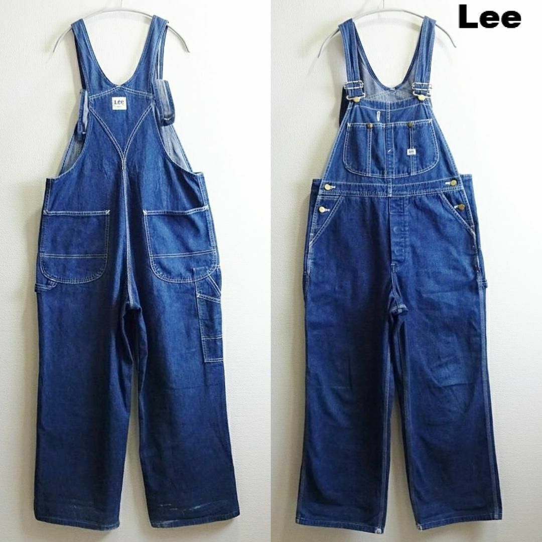 Lee オーバーオール 0294 サロペット ストレート 藍青 日本製 - パンツ Lee オーバーオール 0294 サロペット ストレート 藍青 日本製 - パンツ
