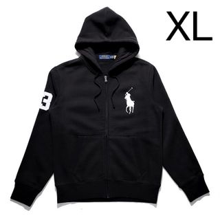 ポロラルフローレン(POLO RALPH LAUREN)のポロ ラルフローレン パーカー　裏起毛　ブラック　XL(パーカー)