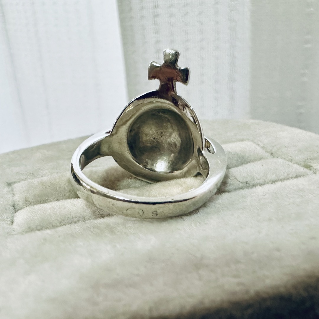 Vivienne Westwood(ヴィヴィアンウエストウッド)の希少廃盤VivienneWestwoodニューソリッドオーブリングS レディースのアクセサリー(リング(指輪))の商品写真