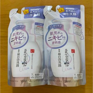 ノエビア(noevir)の なめらか本舗 薬用泡洗顔（つめかえ用） 180ml×2個 (洗顔料)