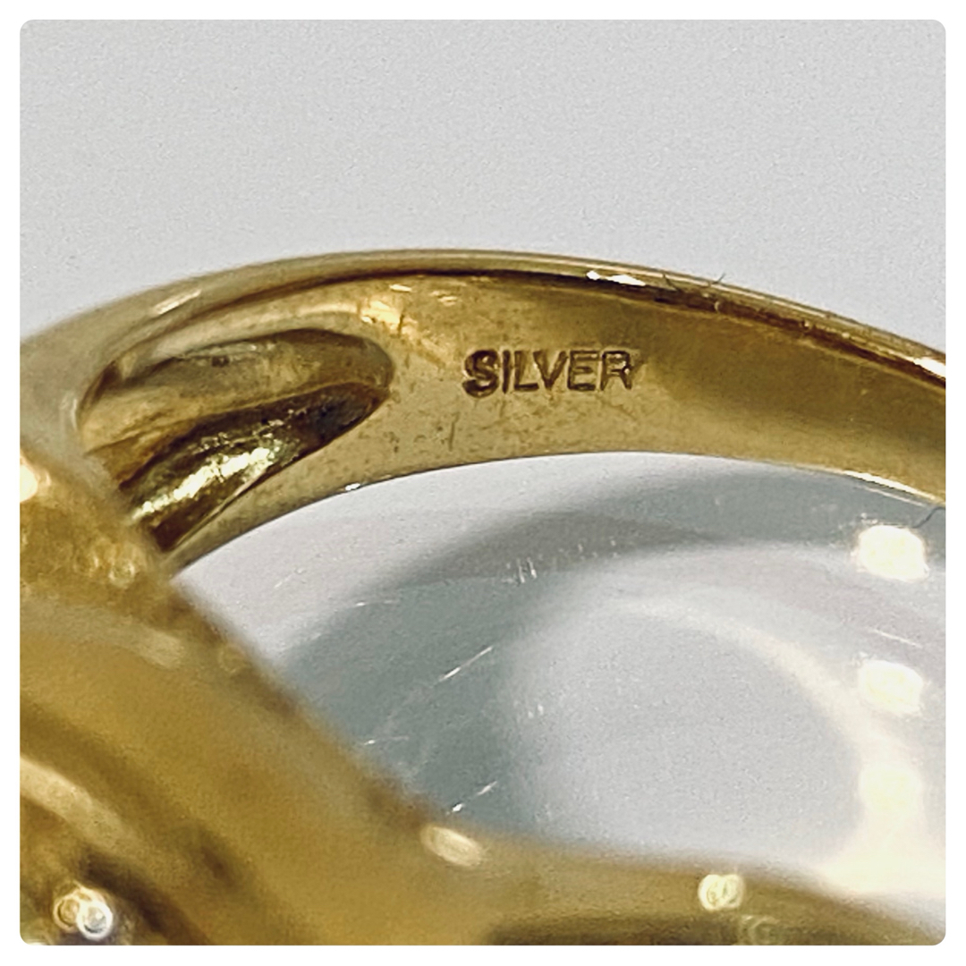 シルバー925 ゴールド パンサー カスタム リング 指輪 メンズのアクセサリー(リング(指輪))の商品写真