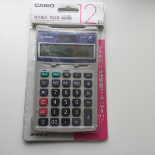 カシオ(CASIO)の電卓(型番　JH-12VTN)    CASIO   12桁対応(その他)