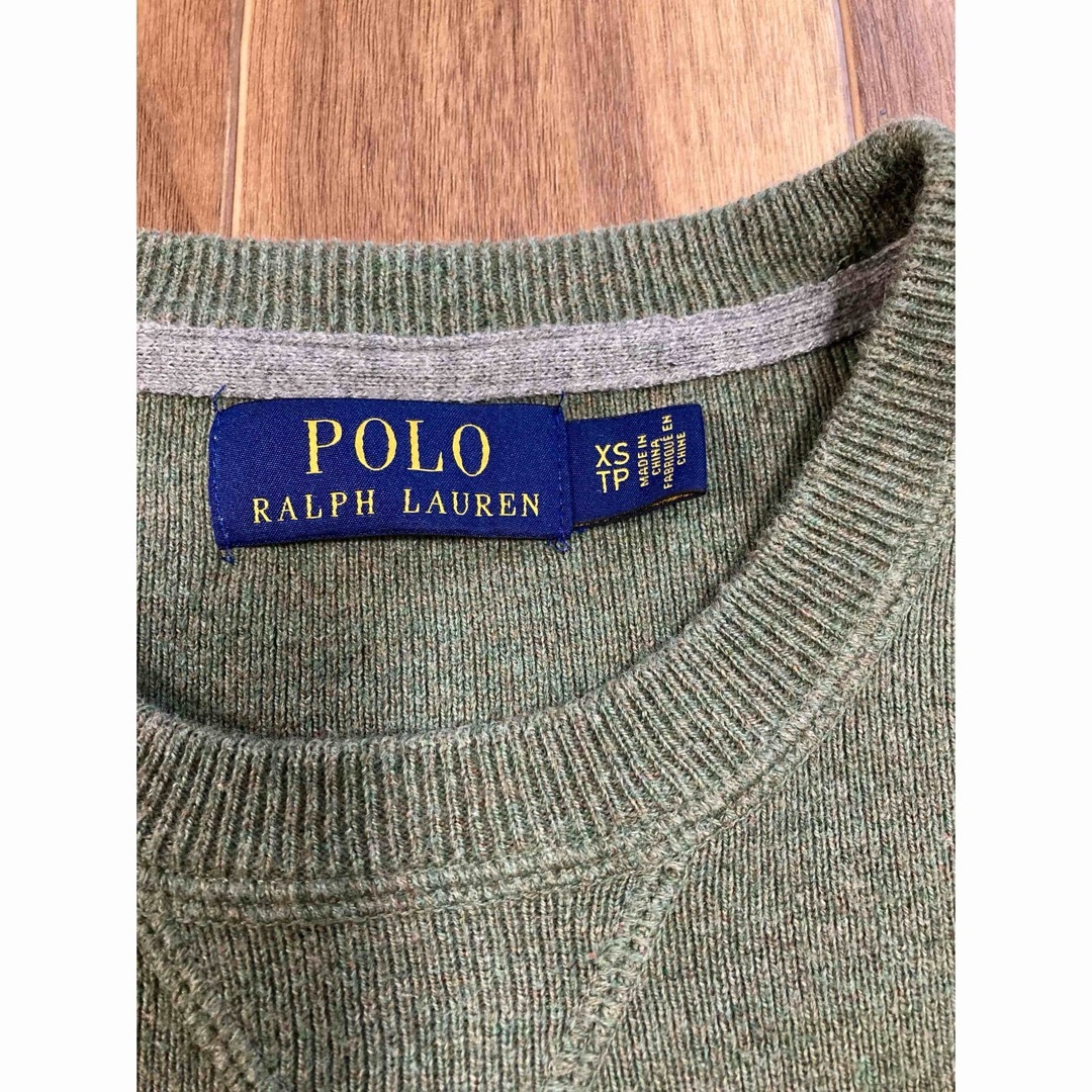 POLO RALPH LAUREN(ポロラルフローレン)のラルフローレン　スウェットシャツ　メンズXSサイズ メンズのトップス(ニット/セーター)の商品写真