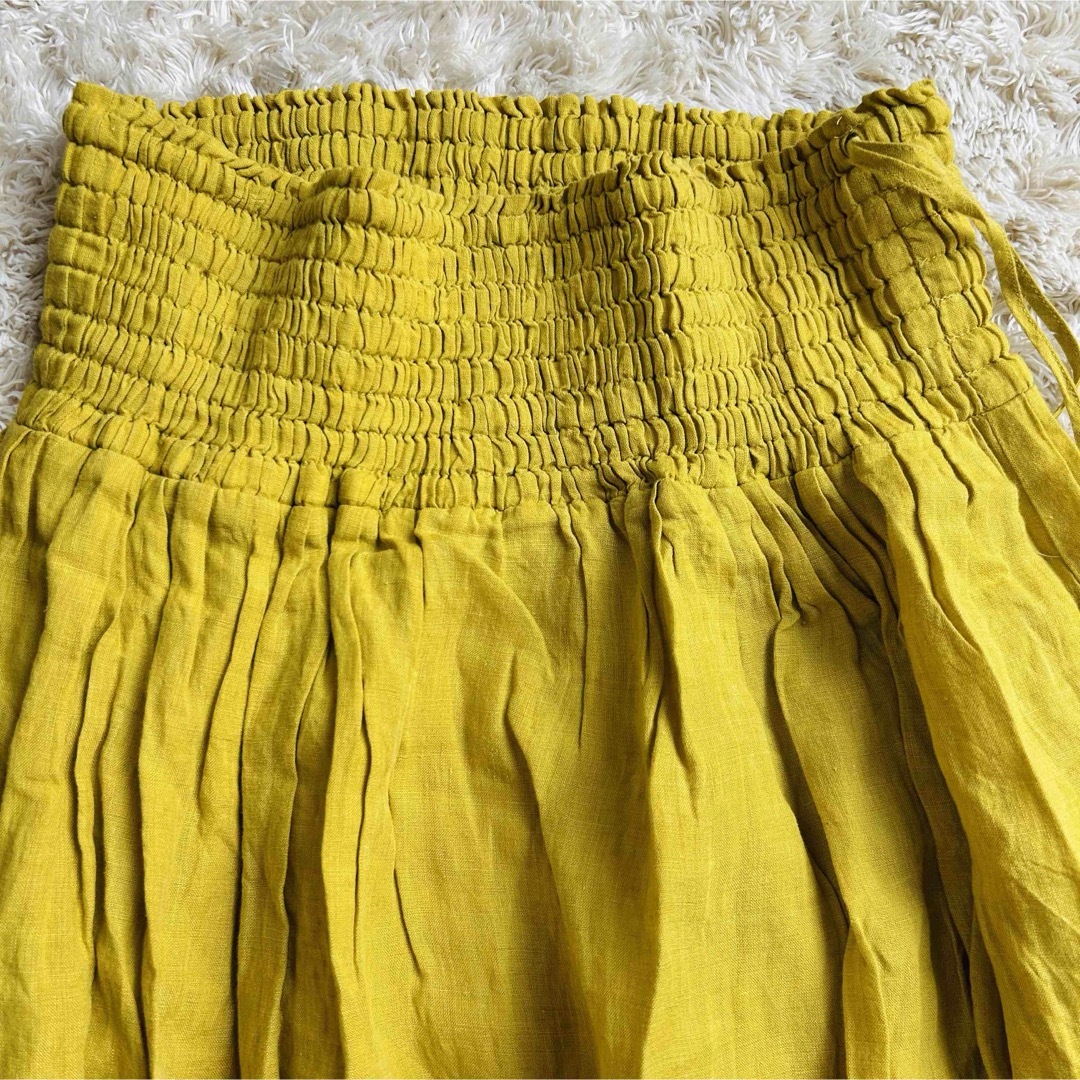 BEAUTY&YOUTH UNITED ARROWS(ビューティアンドユースユナイテッドアローズ)のBEAUTY& YOUTH UNITED ARROWS リネンロングスカート レディースのスカート(ロングスカート)の商品写真