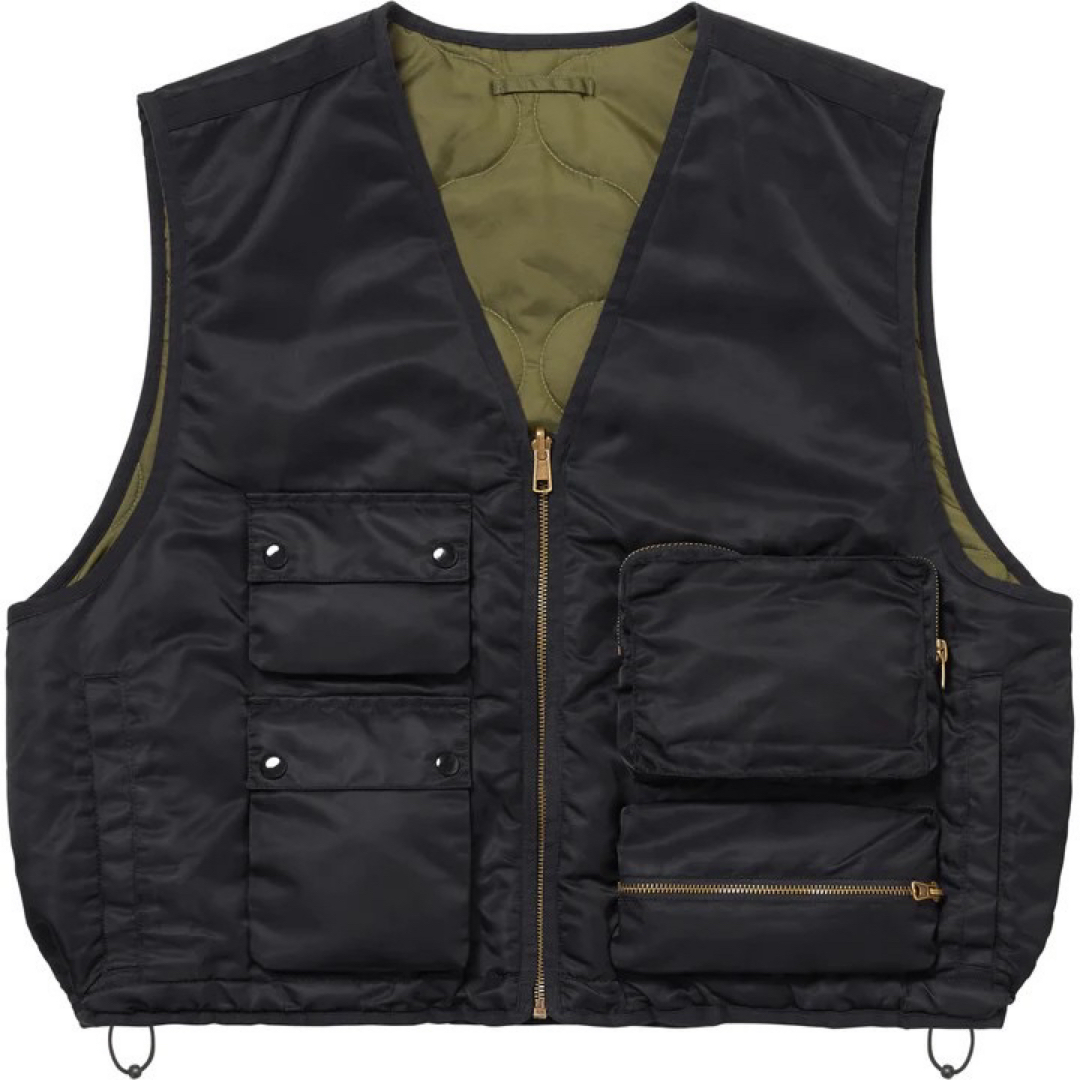 Supreme(シュプリーム)のSupreme 2-in-1 MA-1 + Vest "Black" メンズのジャケット/アウター(フライトジャケット)の商品写真