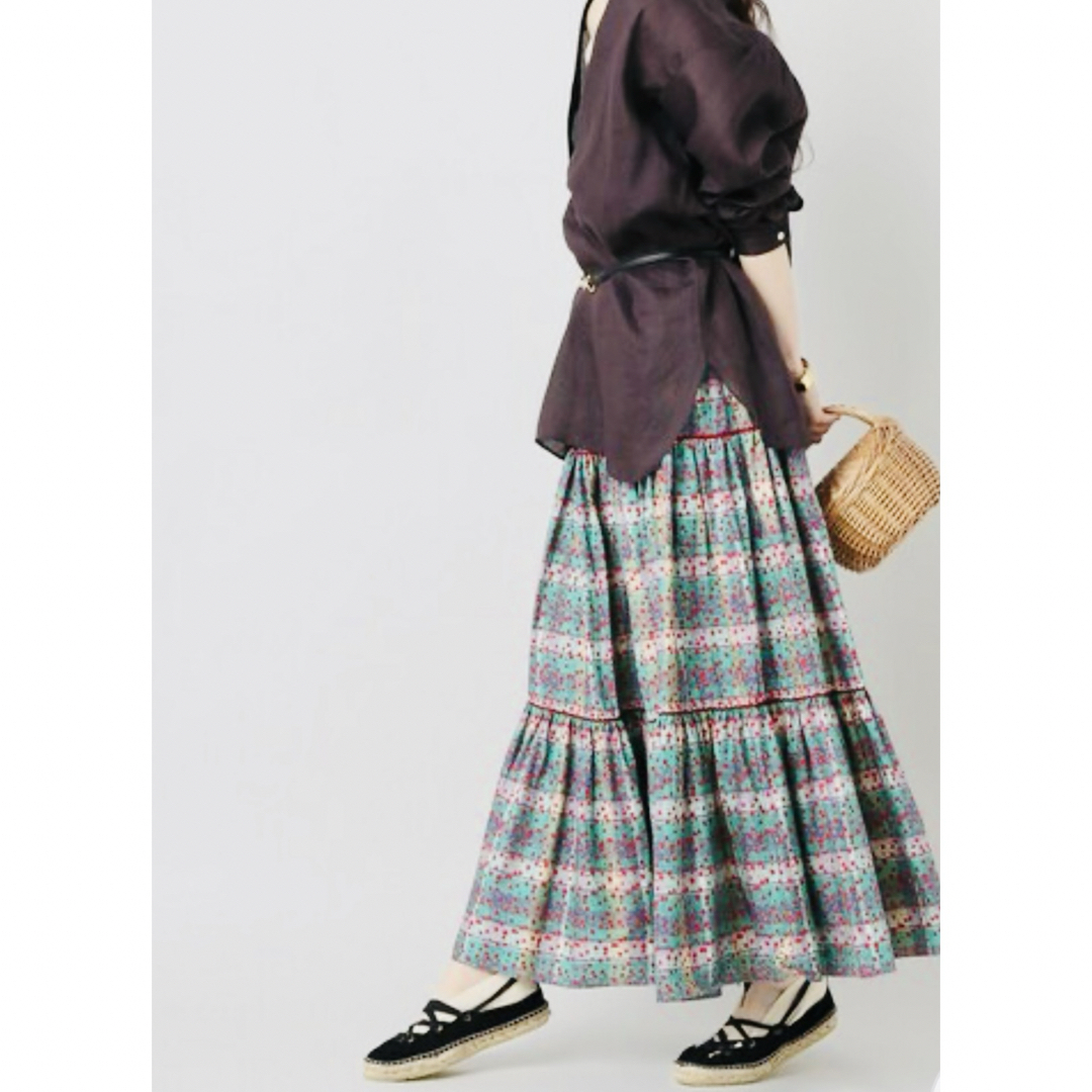 IENA LA BOUCLE(イエナラブークル)のIENA LA BOUCLE ロングスカート レディースのスカート(ロングスカート)の商品写真