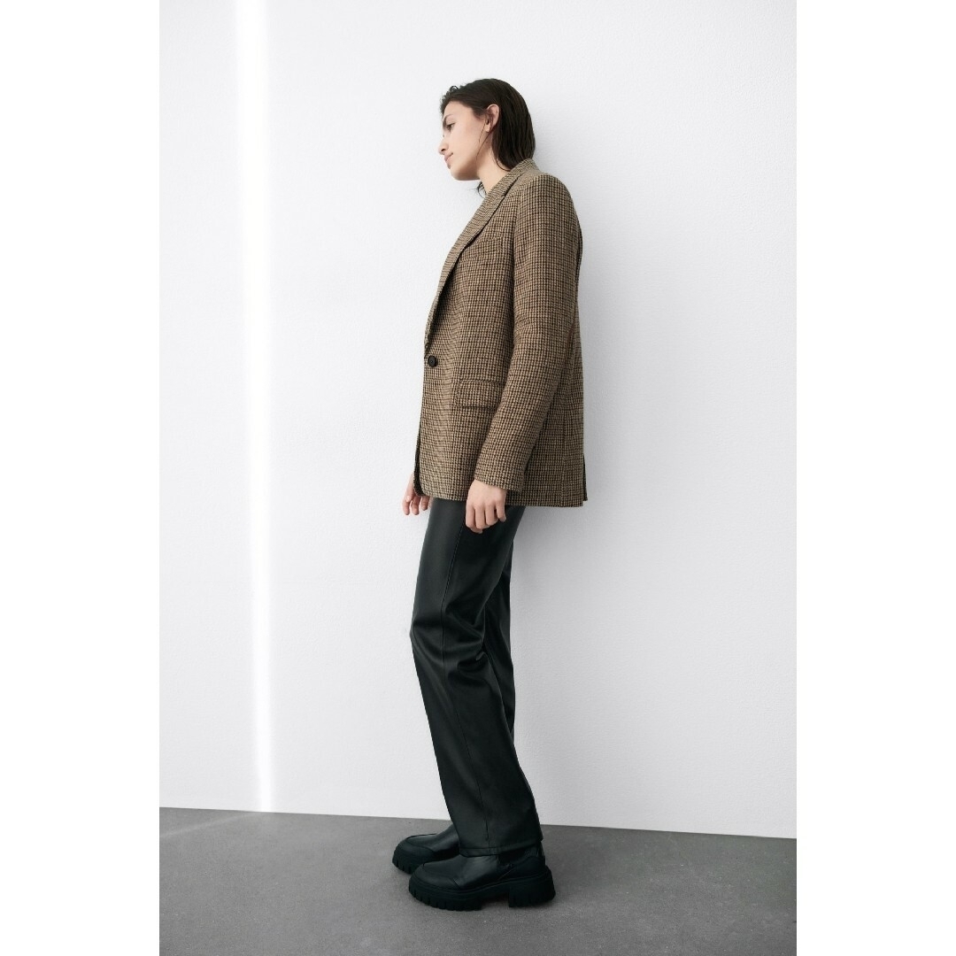 ZARA - ZARA エルボーパッチ ウールブレザー XSサイズ ブラウン ZARA - ZARA エルボーパッチ ウールブレザー XSサイズ ブラウン