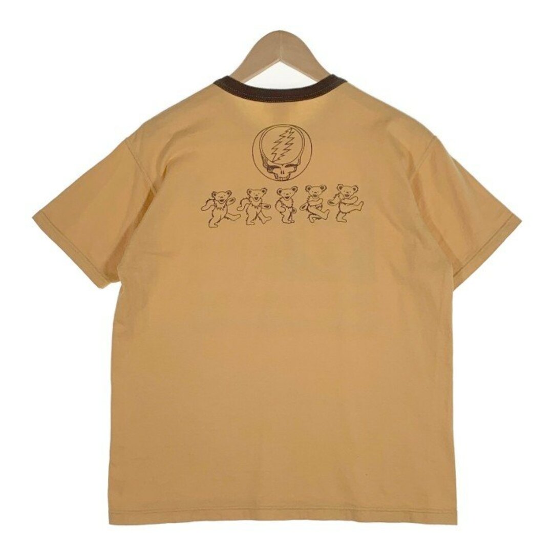TOYS McCOY(トイズマッコイ)のTOYS McCOY トイズマッコイ グレイトフルデッド リンガーTシャツ イエロー Size L メンズのトップス(Tシャツ/カットソー(半袖/袖なし))の商品写真