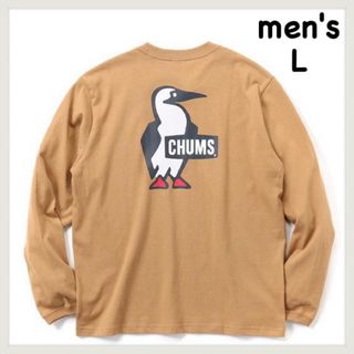 CHUMS - CHUMS★ブービーロゴブラッシュドロングスリーブTシャツ 長袖ロンT/メンズL